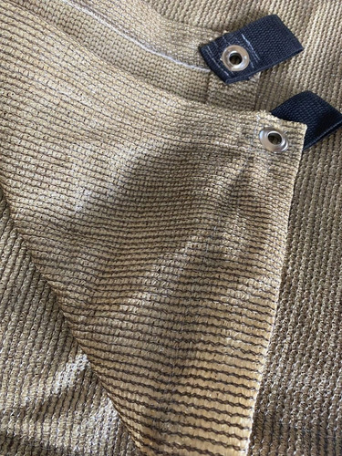 Malla Sombra 90% Beige 4x4 Bastilla Y Jareta