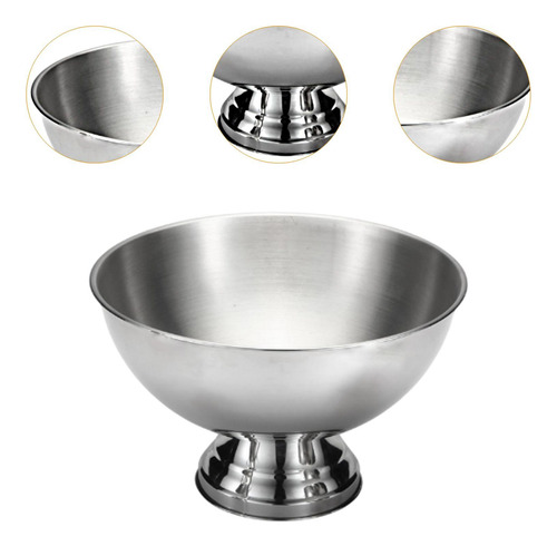 Cubo De Hielo, Cuenco Para Champán, Base De Pedestal,