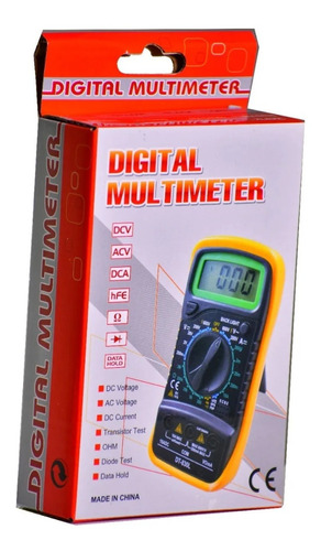 Multímetro Digital Amperimetro Voltimetro Multi Tester Ac/dc