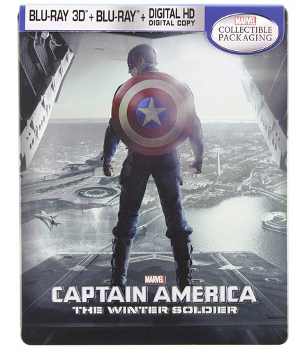 Captain America: The Winter Soldier Blu Ray 3d  Steelbook