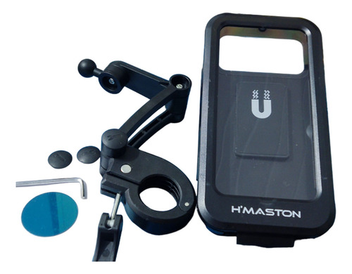 Suporte Celular Moto Impermeavel Giro 360º Imã Prova D'água