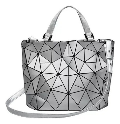 Bolso De Celosía Mate Geométrico Para Mujer