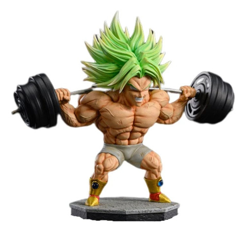 Figura Broli Ssj Entrenando Con Pesas - Dragon Ball Z