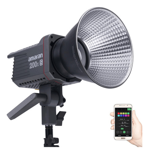 Iluminador Led Amaran 200x S Bicolor Cob Luz Contínua 200w Cor da estrutura Preto Cor da luz Branco-neutro 110V/220V