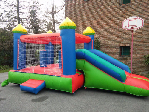 Castillo Inflable 5x 3  Con Tobogan  Y Turbina Promo Abril