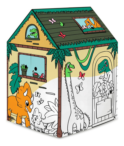 Caja De Juego Dinosaurio Y Actividades Manualidades Niños