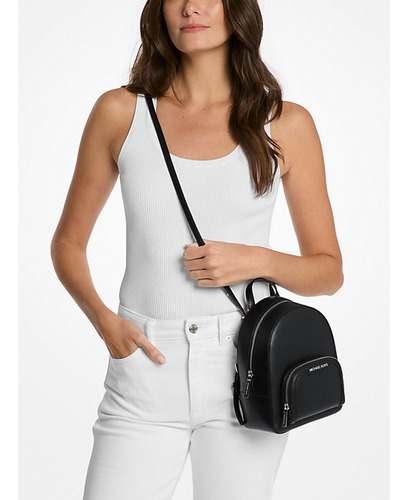 Bolsa Mk Jaycee Preto Lisa Níquel Preto