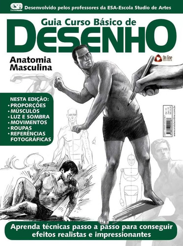 Guia Curso De Desenho Anatomia Masculina E Crianças