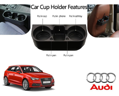 Porta Vasos Con Porta Celular Audi A3 2014