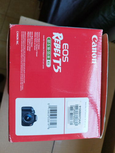 Kit De Cámara Canon Eos Rebel T5 Con Lentes Ef-s 18-55mm Negro (Usado)