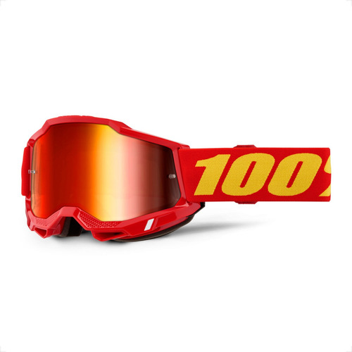 Óculos 100% Accuri 2 Red Motocross Trilha Enduro