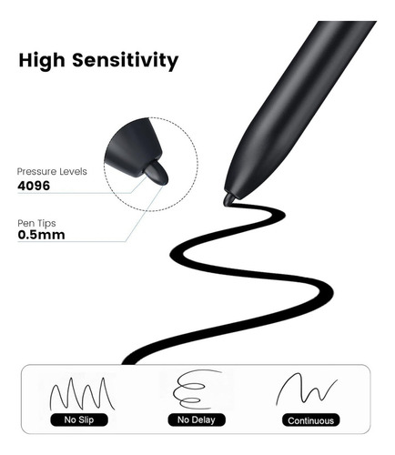 Caneta Stylus Nillkin Compatível Com Galaxy Tab S9/s9+/ S9 U