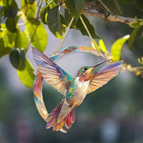M Atrapasueños Para Ventana De Colibrí Atrapasueños Colibrí