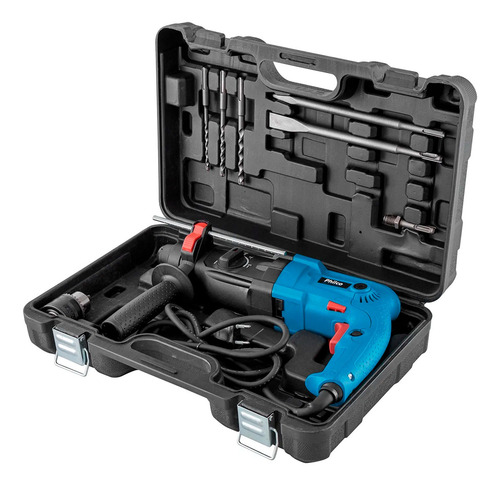 Martelete Combinado 900w Philco 220v + X-line 70 Peças Bosch Cor Azul Frequência 50/60hz