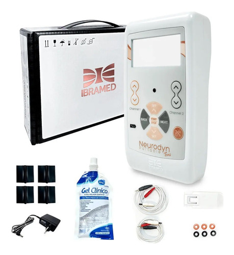 Neurodyn Portátil Ibramed Aparelho De Tens Burst 2 Canais