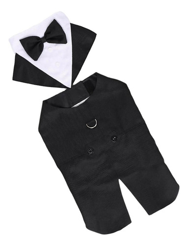 Perro Esmoquin Traje De Perro Y Bandana Conjunto Halloween
