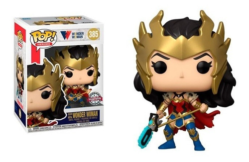 Figura De Acción Wonder Woman Mujer Maravilla De Funko Pop! Heroes