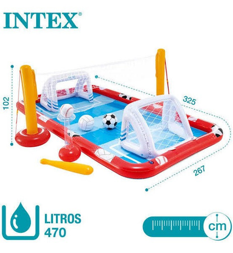 Alberca Y Centro De Juegos Inflable Intex. Para Niños