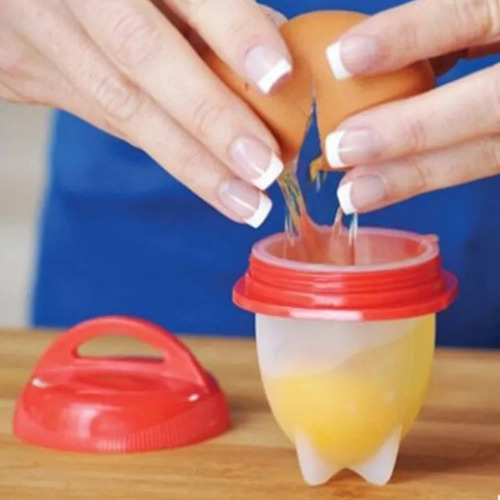 Set De 6 Vasos Antiadherentes Para Hacer Huevos Cocidos