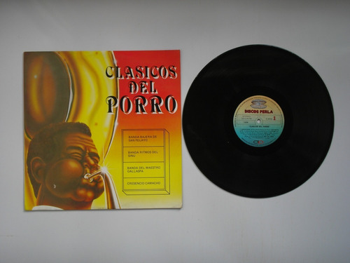 Lp Vinilo Clasicos Del Porro Varias Bandas Colombia 1990