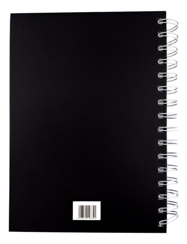 Agenda Permanente Diária Espiral A5 Grande Executiva Preta