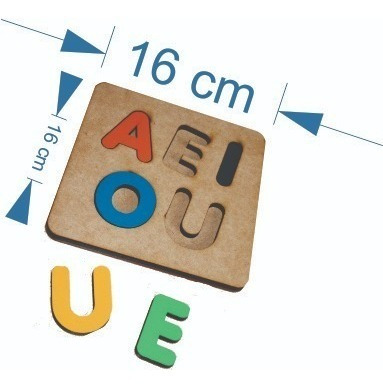 Imagem 5 de 5 de 5 Brinquedo Tabuleiro Encaixe Educativo Pedagógico Mdf