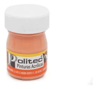 Pintura Acrílica Politec Tono 331 Durazno 20 Ml