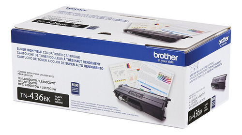 Embalaje Impresora Brother Tn436bk Súper Tóner De Alto Rendi