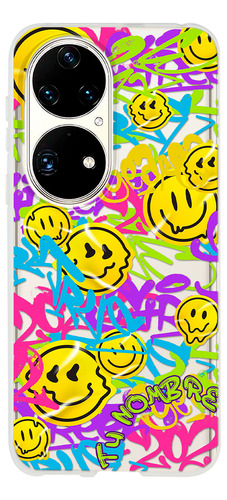 Funda Para Huawei  Caritas Felices Para Mujer Con Tu Nombre