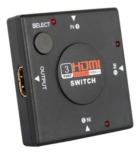 Switch Hdmi 3 Puertos Full Hd 1080p - Otec