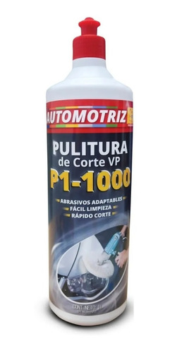 Pulitura De Corte P1 1000 Vp Automotriz 1 Litro 