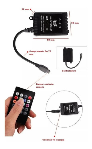 Led Neon Externo Luz Embaixo Carro 8 Cores Rgb Universal Nfe