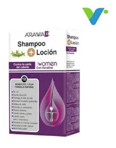 Kit Shampoo Y Tónico Arawak Para Mujer Anticaida Natural