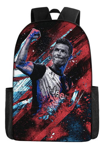 ) Mochila Escolar Cr7 Mochila De 3pcs Cristiano Ronaldo 2025