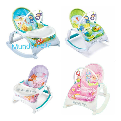 Silla Mecedora De Bebe Y Vibradora Con Mesa De Comer