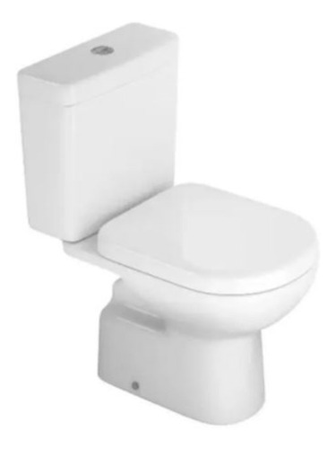 Inodoro Largo Cuadrado Deca Vogue Plus Blanco Moderno Recto