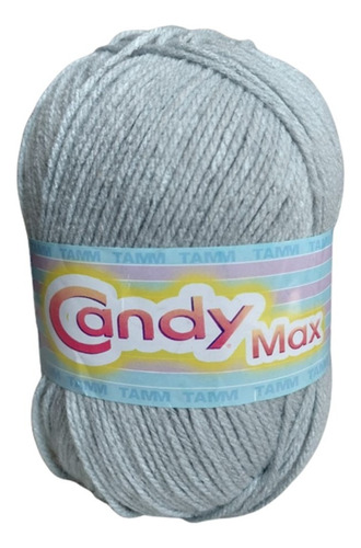 Estambre Candy Max Tamm Madeja De 200 Grs Crochet Color Gris Claro