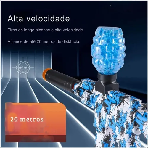 Arminha Elétrica De Bolinhas De Gel Automática De Brinquedo