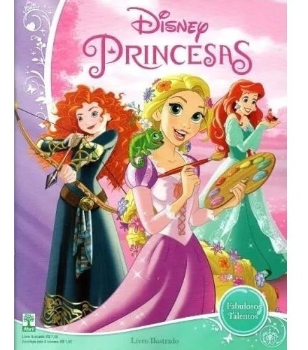Livro Album Disney Princesas - Fabulosos Talentos