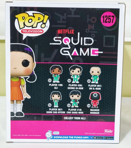 Funko Pop! Squid Game Round 6 Young-hee Doll #1257 Sdcc 2022