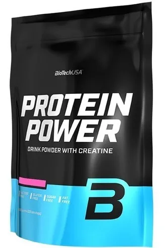Protein Power Con Creatina - Biotechusa - 1 Kilo - Frutilla