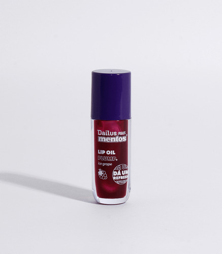 Lip Oil Plump - Dailus Feat. Mentos 4ml Acabamento Brilhante Cor Ice Grape