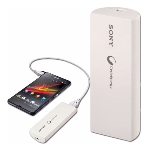 Imagen 1 de 8 de Cargador Portatil Sony 3000 Mah Power Bank Cp-v3a