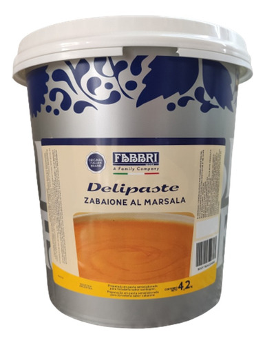 Pasta Sambayon (zabaione) Fabbri 4.2 Kg Pastelería Heladería