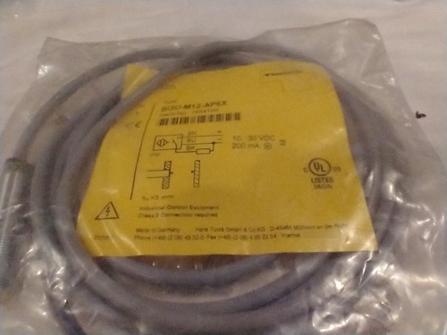 Sensor Inductivo Turck Bi3u-m12-ap6x