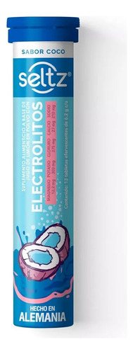 Electrolitos Efervescentes Seltz Coco Tabletas Pack 3