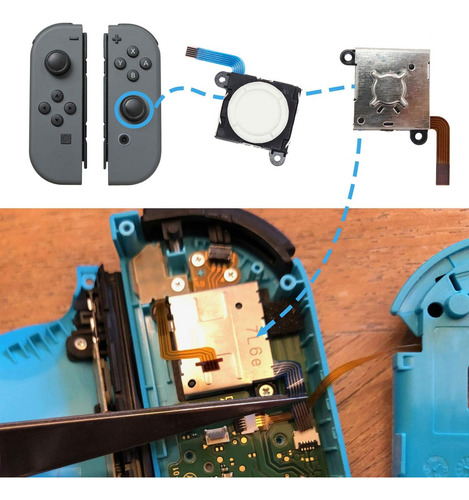Brhe Kit De Reparación De Joystick Analógico 3d De Repuesto