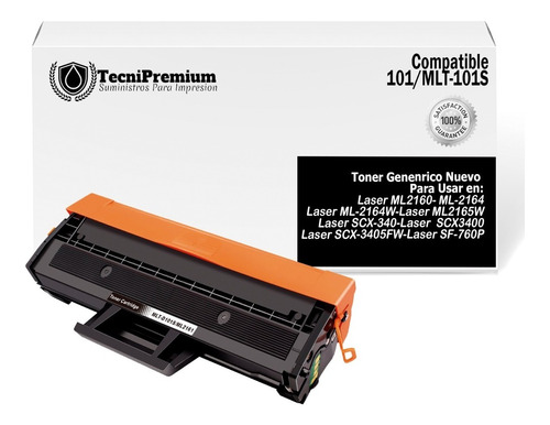 Toner 101 Para Samsung Scx-3400 Ml-2164 Ml-2165 | Genérico