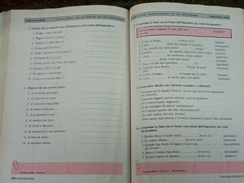 Imagen 5 de 7 de La Lingua Italiana Per Stranieri * Elementare Ed Intermedio