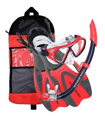 Us Divers - Kit Para Agua Niño 6+ Máscara + Snorkel + Alet